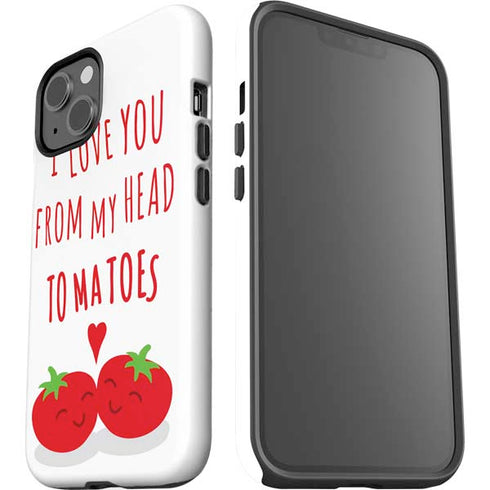 From My Head Tomatoes iPhone 14 Plus Impact Case