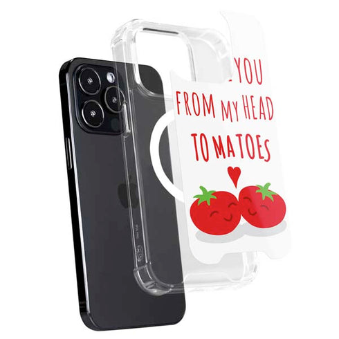 From My Head Tomatoes iPhone 15 Pro MagSafe Case