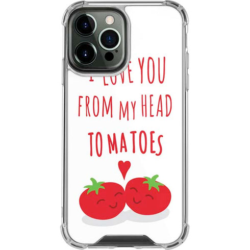 From My Head Tomatoes iPhone 14 Pro Max Clear Case