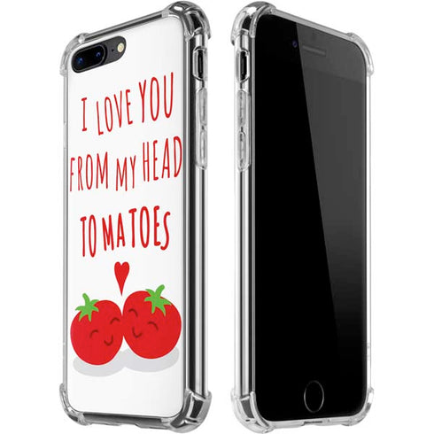 From My Head Tomatoes iPhone 7/8 Plus Clear Case