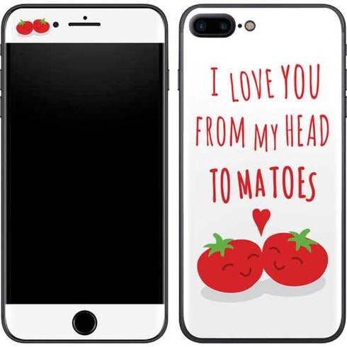 From My Head Tomatoes iPhone 8 Plus Skin