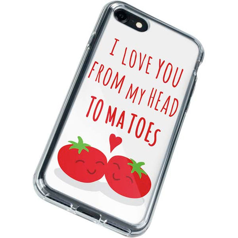 From My Head Tomatoes iPhone SE (2nd & 3rd Gen) Clear Case