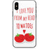 From My Head Tomatoes iPhone X Skin