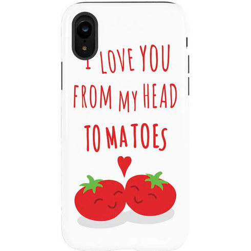 From My Head Tomatoes iPhone XR Pro Case