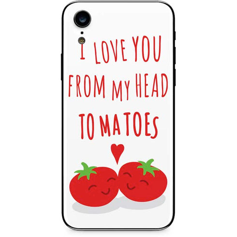 From My Head Tomatoes iPhone XR Skin