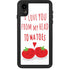 From My Head Tomatoes iPhone XR Waterproof Case