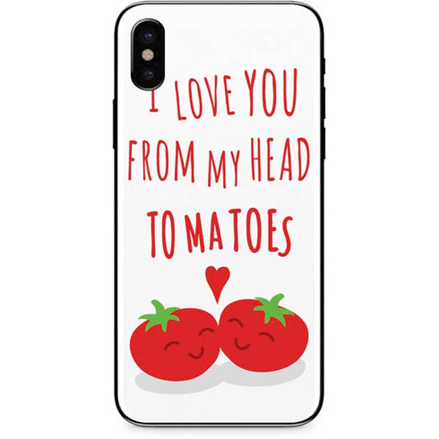 From My Head Tomatoes iPhone XS Skin