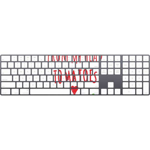 From My Head Tomatoes Magic Keyboard with Numeric Keypad Skin