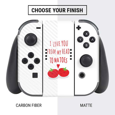 From My Head Tomatoes Nintendo Switch Bundle Skin