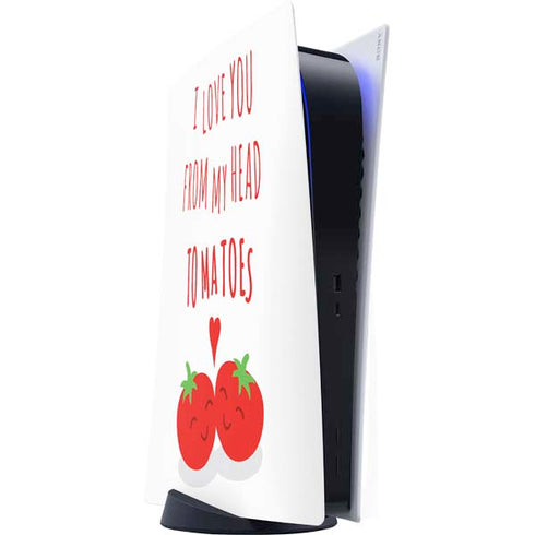 From My Head Tomatoes PS5 Digital Edition Console Skin