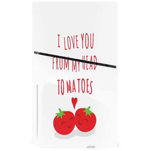 From My Head Tomatoes PS5 Slim Disk Console Skin