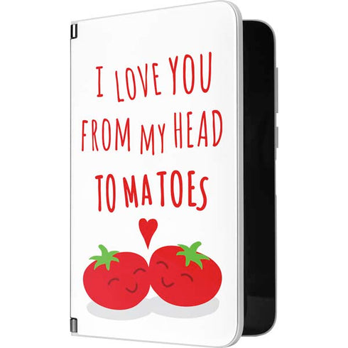 From My Head Tomatoes Surface Duo Skin