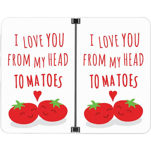 From My Head Tomatoes Surface Duo Skin