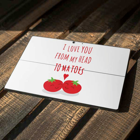 From My Head Tomatoes Surface Pro 7 Skin