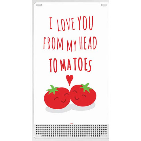 From My Head Tomatoes Xbox Series S Console Skin