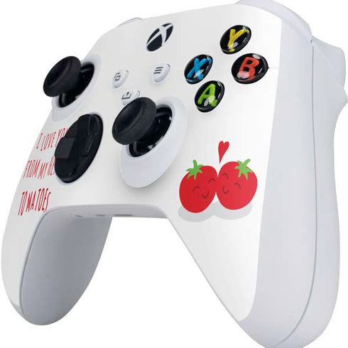 From My Head Tomatoes Xbox Series S Controller Skin