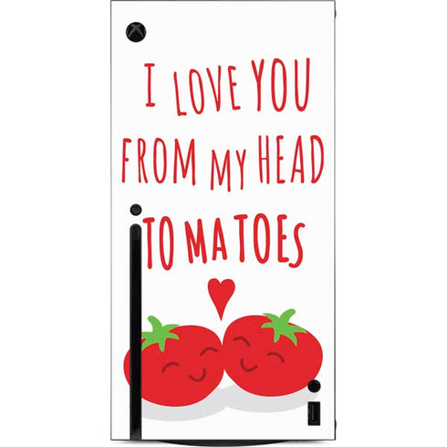 From My Head Tomatoes Xbox Series X Console Skin