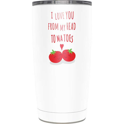 From My Head Tomatoes Yeti 20oz Tumbler Skin