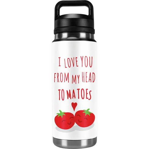 From My Head Tomatoes YETI Rambler 26oz Bottle Skin