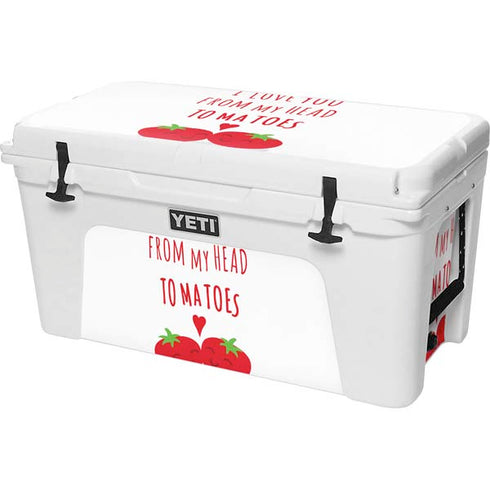 From My Head Tomatoes YETI Tundra 75 Hard Cooler Skin