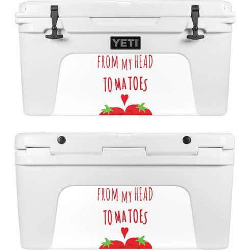 From My Head Tomatoes YETI Tundra 75 Hard Cooler Skin