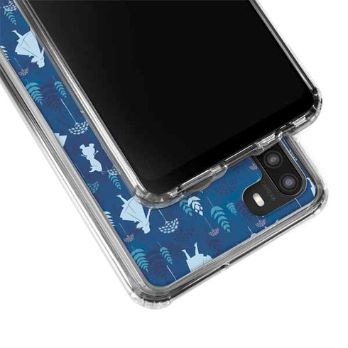 Disney Frozen II Frozen II Pattern Galaxy A21 Clear Case