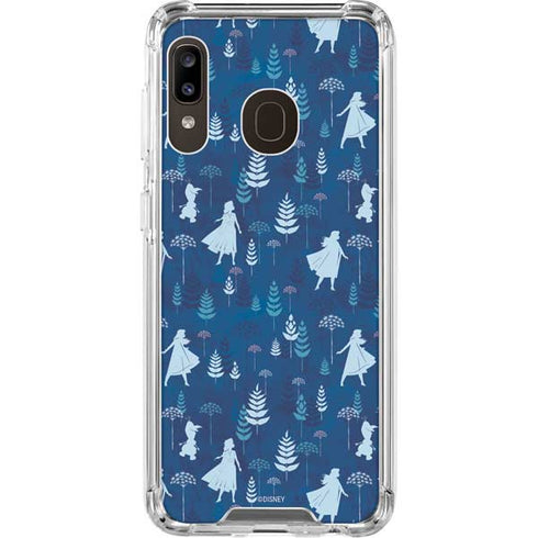 Disney Frozen II Frozen II Pattern Galaxy A30 Clear Case