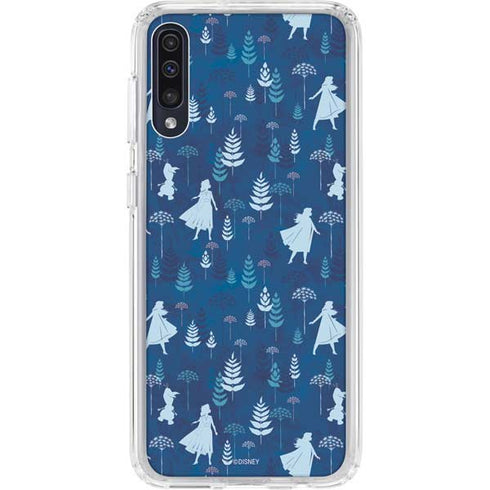 Disney Frozen II Frozen II Pattern Galaxy A50 Clear Case