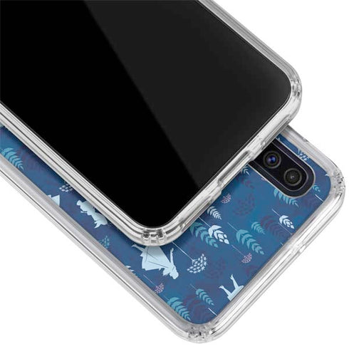 Disney Frozen II Frozen II Pattern Galaxy A50 Clear Case