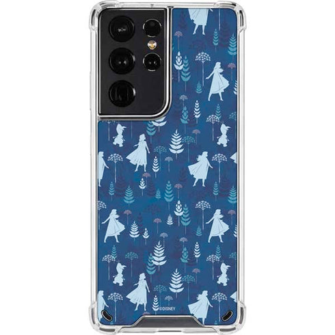 Disney Frozen II Frozen II Pattern Galaxy S21 Ultra 5G Clear Case