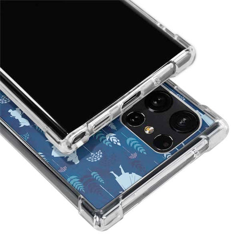Disney Frozen II Frozen II Pattern Galaxy S22 Ultra Clear Case
