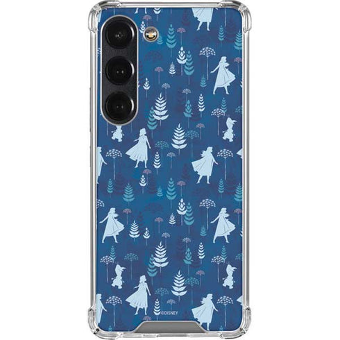 Disney Frozen II Frozen II Pattern Galaxy S23 Clear Case