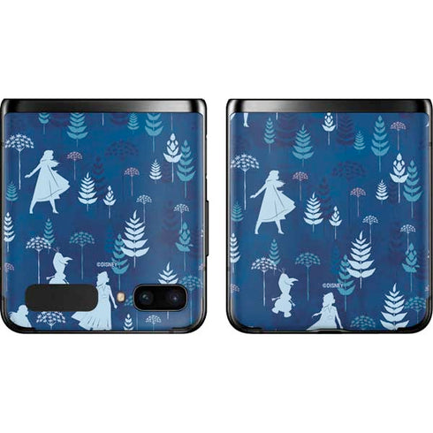 Disney Frozen II Frozen II Pattern Galaxy Z Flip Skin