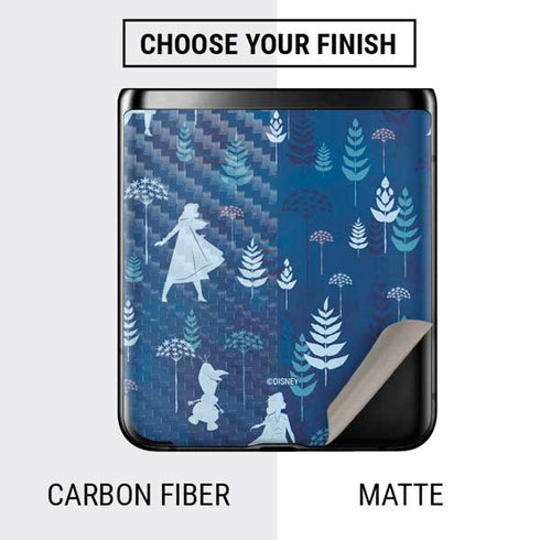Disney Frozen II Frozen II Pattern Galaxy Z Flip Skin