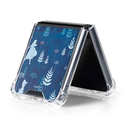 Disney Frozen II Frozen II Pattern Galaxy Z Flip5 5G Clear Case