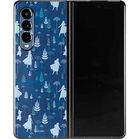 Disney Frozen II Frozen II Pattern Galaxy Z Fold3 5G Skin