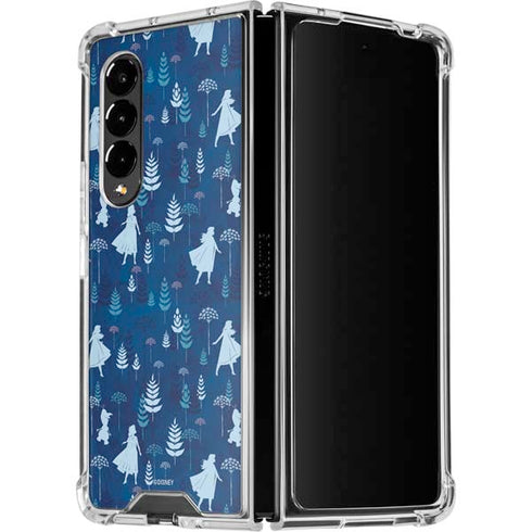 Disney Frozen II Frozen II Pattern Galaxy Z Fold4 5G Clear Case