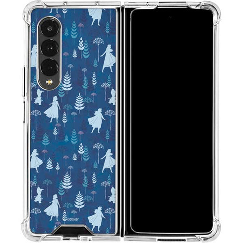Disney Frozen II Frozen II Pattern Galaxy Z Fold4 5G Clear Case