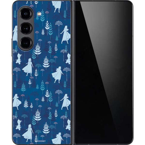 Disney Frozen II Frozen II Pattern Galaxy Z Fold5 5G Skin