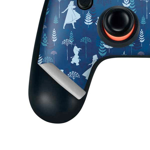 Disney Frozen II Frozen II Pattern Google Stadia Controller Skin