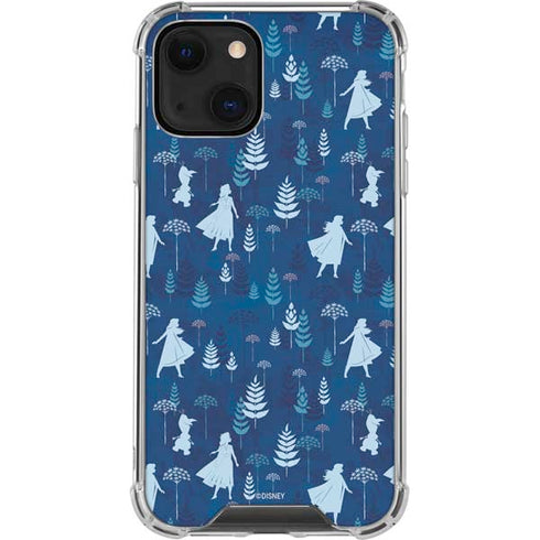 Disney Frozen II Frozen II Pattern iPhone 14 Plus Clear Case