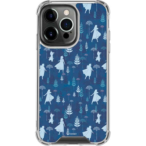 Disney Frozen II Frozen II Pattern iPhone 15 Pro Clear Case