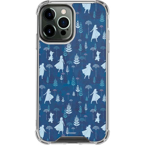 Disney Frozen II Frozen II Pattern iPhone 15 Pro Max Clear Case