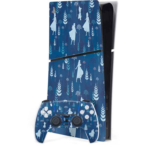 Disney Frozen II Frozen II Pattern PS5 Slim Digital Edition Bundle Skin
