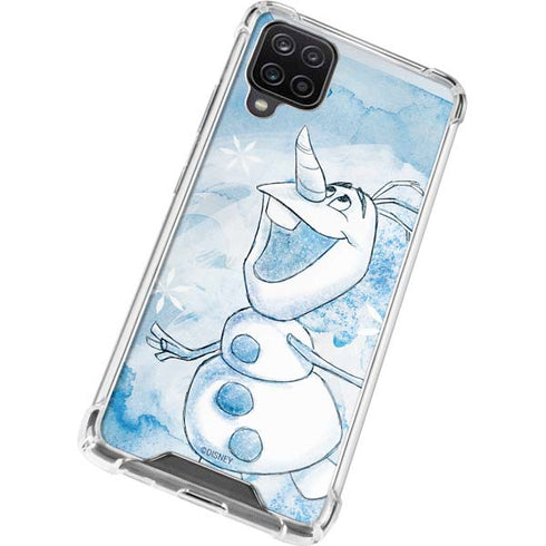 Disney Frozen Frozen Olaf Art Galaxy A12 Clear Case