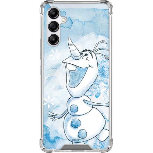 Disney Frozen Frozen Olaf Art Galaxy A14 5G Clear Case