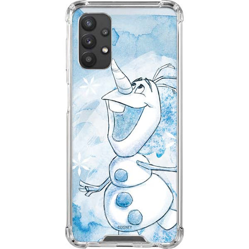 Disney Frozen Frozen Olaf Art Galaxy A32 5G Clear Case
