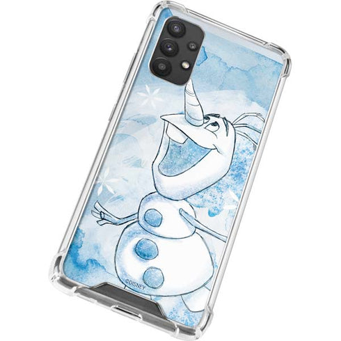 Disney Frozen Frozen Olaf Art Galaxy A32 5G Clear Case