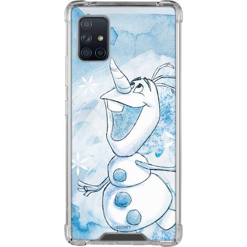 Disney Frozen Frozen Olaf Art Galaxy A51 5G Clear Case