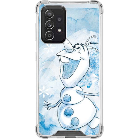 Disney Frozen Frozen Olaf Art Galaxy A52 5G Clear Case